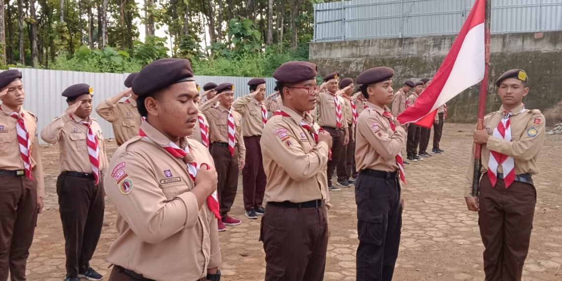 126 Pramuka Penegak MAS Tahfidz Yanbu’ul Qur’an Kab. Kudus Ikuti Kursus Instruktur Muda (KIM)