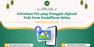 Ketentuan File yang Diunggah (Upload) Pada Form Pendaftaran Online PPDB Tahun Ajaran 2025/2026