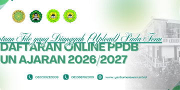 Ketentuan File yang Diunggah (Upload) Pada Form Pendaftaran Online PPDB Tahun Ajaran 2026/2027