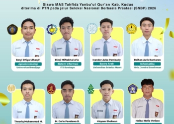 27 Siswa Kelas XII MAS Tahfidz Yanbu’ul Qur’an Kudus Lolos Jalur Prestasi Diberbagai Perguruan Tinggi