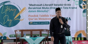 Tumbuhkan Minat Literasi Santri, Pondok Tahfidz Yanbu’ul Qur’an Menawan Gelar ‘Literacy Day’