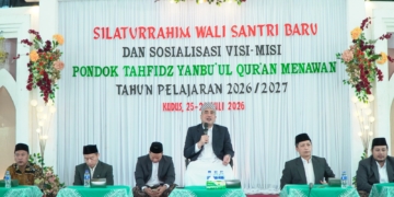Silaturahim Walisantri Baru Pondok Tahfidz Yanbu’ul Qur’an Menawan Tahun Ajaran 2026/ 2027